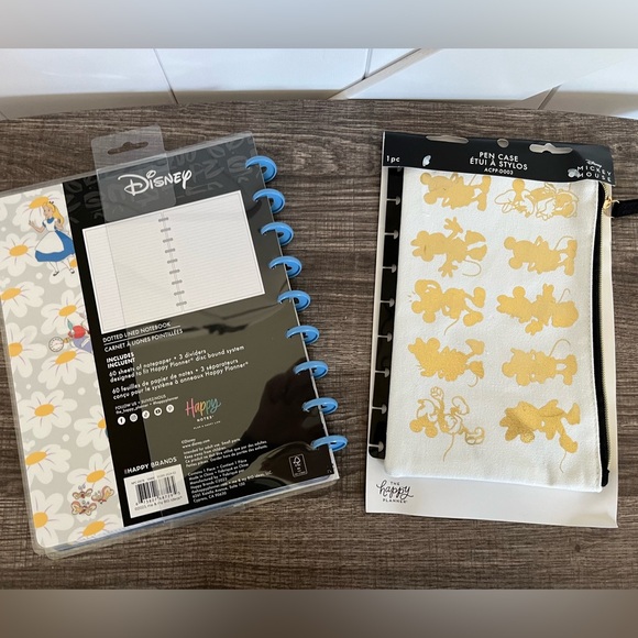 Brand New Happy Planner Disney Alice in Wonderland dotted line notebook - Picture 3 of 4